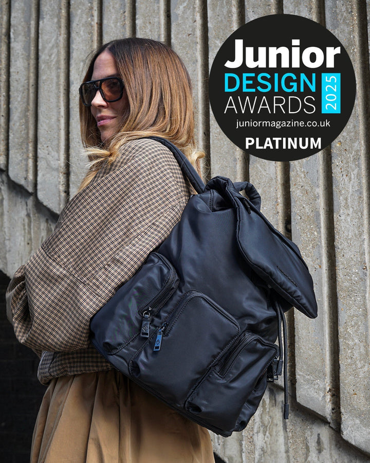 Alto Changing Backpack Black - Mabel & Fox