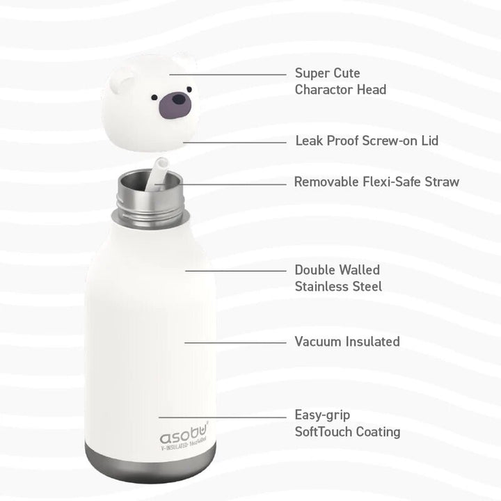 Asobu - Bestie Water Bottle - Chillington Polar Bear