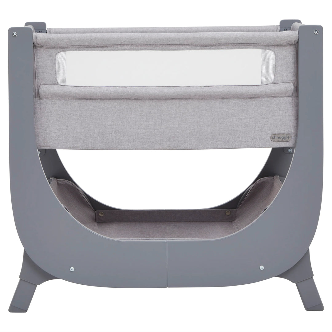 Shnuggle - Air Lite Bedside Crib with Moon Bundle - Grey