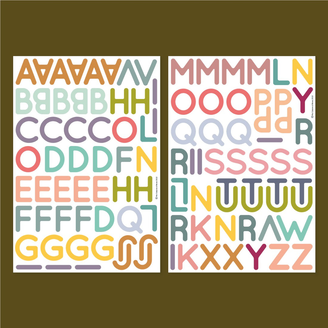 Ma Cabane À Rêves - Magnetic Alaphabet -  Small Capital Letters