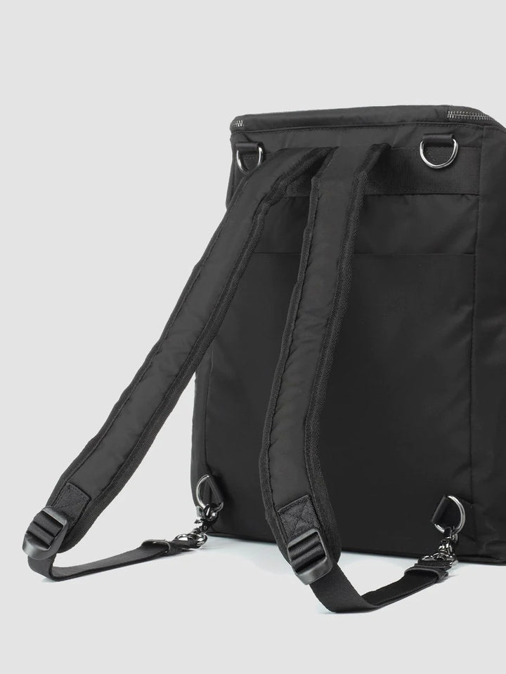 Storksak - Convertible Changing Bag - Alyssa Black with Gunmetal Hardware