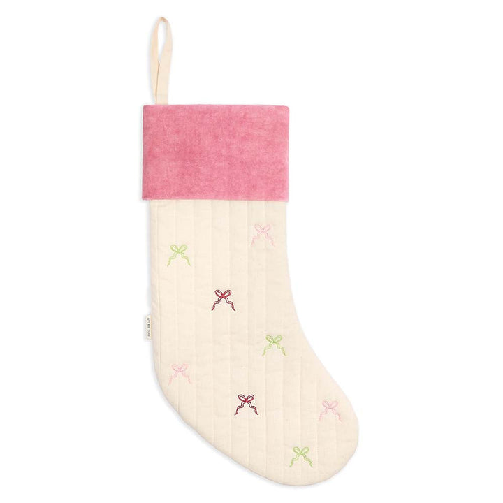 Avery Row - Christmas Stocking - Bows