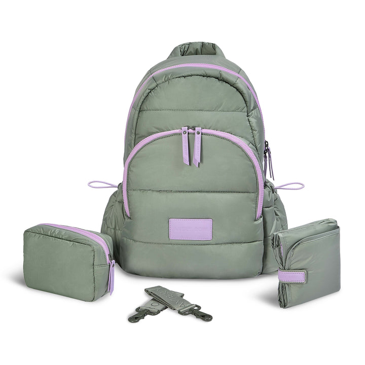 Avery Row - Baby Changing Backpack - Olive Green
