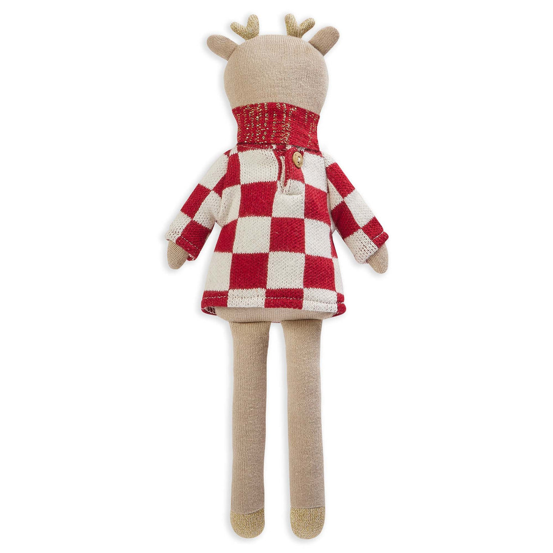 Avery Row - Christmas Knitted Toddler Toy - Reindeer