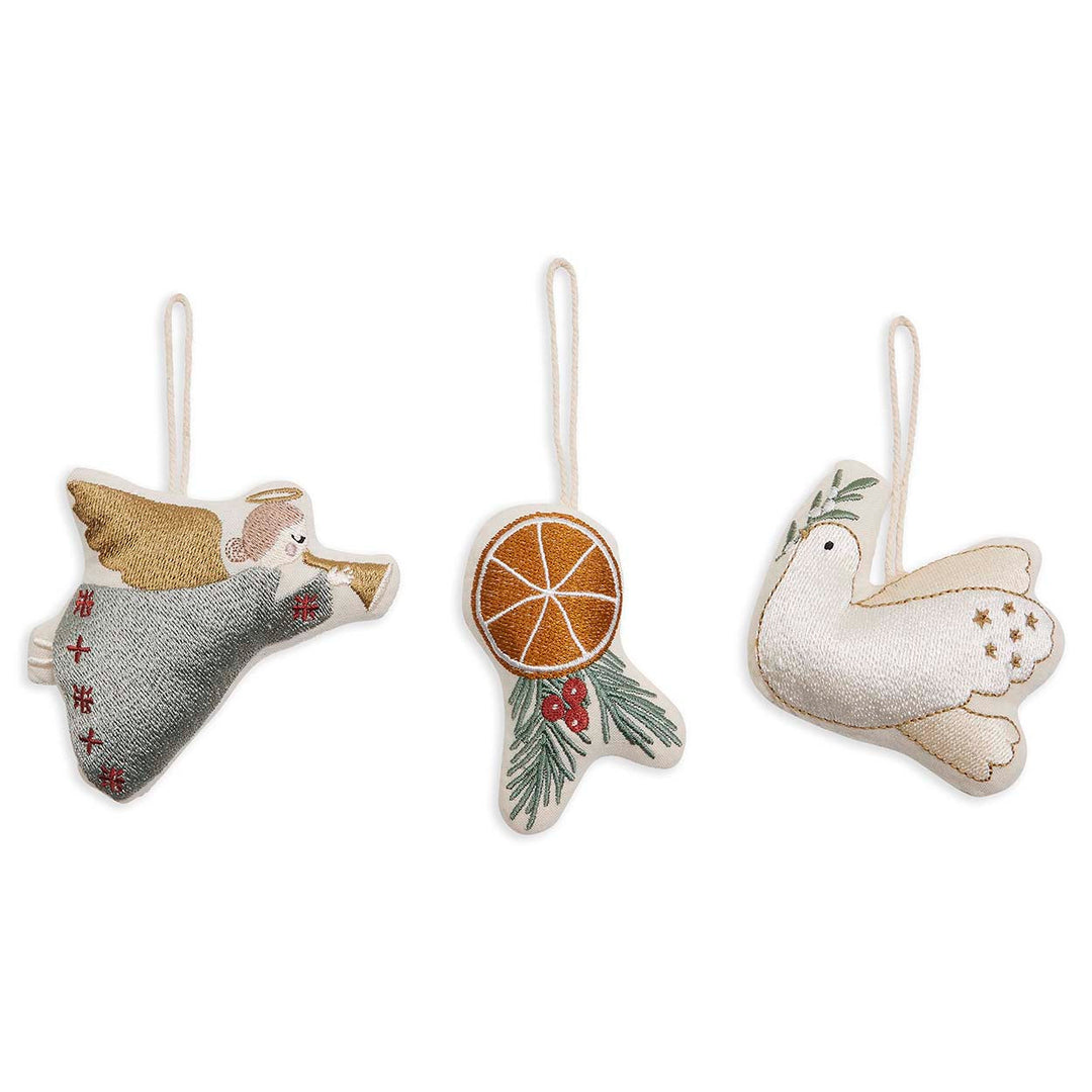 Avery Row - Christmas Tree Decorations  - Peace & Joy (3 Pack)