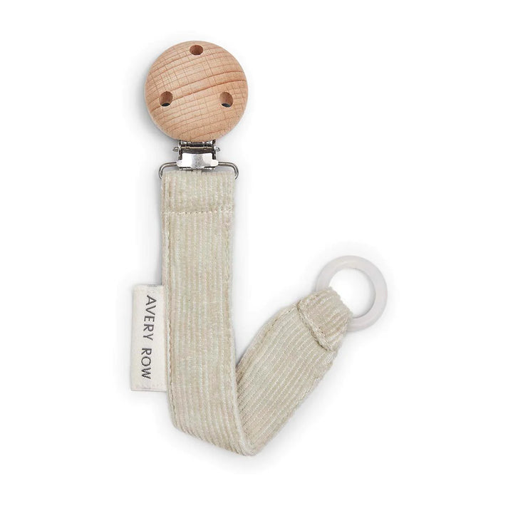 Avery Row - Pacifier Holder - Corduroy Willow