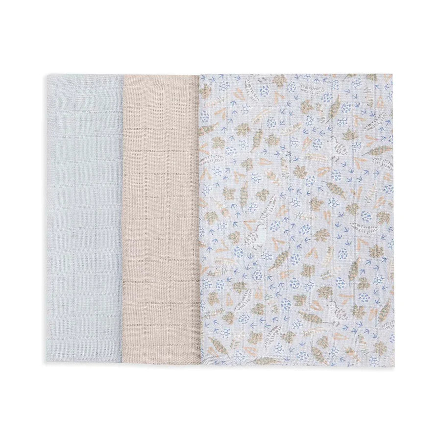 Avery Row - Organic Baby Muslin Square Set - Nature Trail