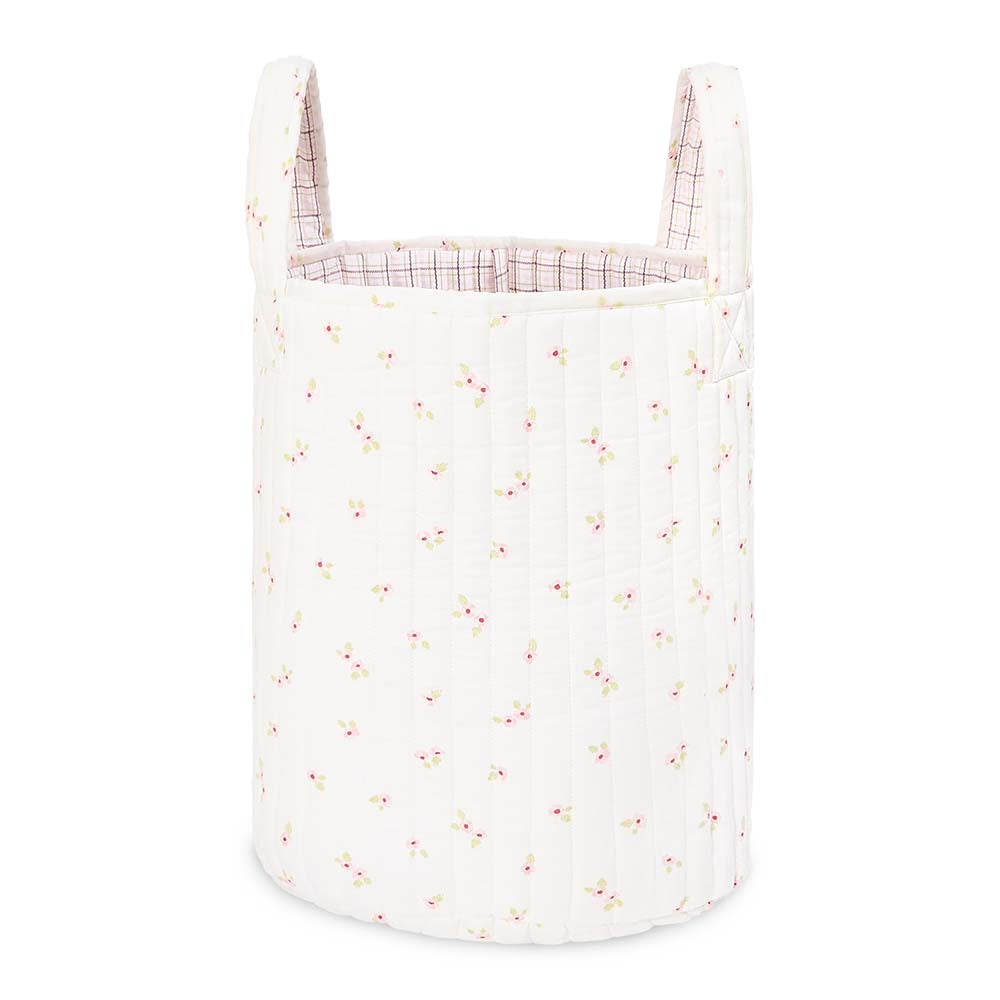 Avery Row - Large Quilted Storage Basket - Anemone