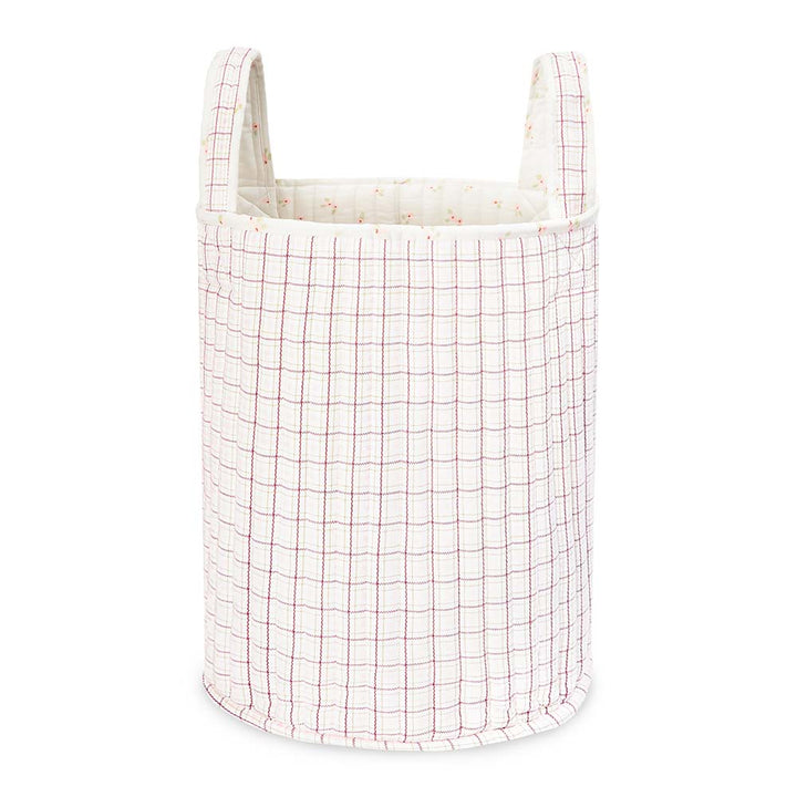 Avery Row - Large Quilted Storage Basket - Anemone