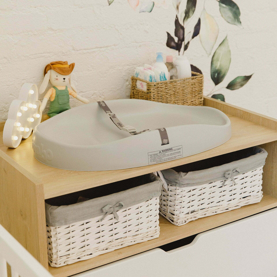 Bumbo Changing Pad Cool Grey Mabel & Fox