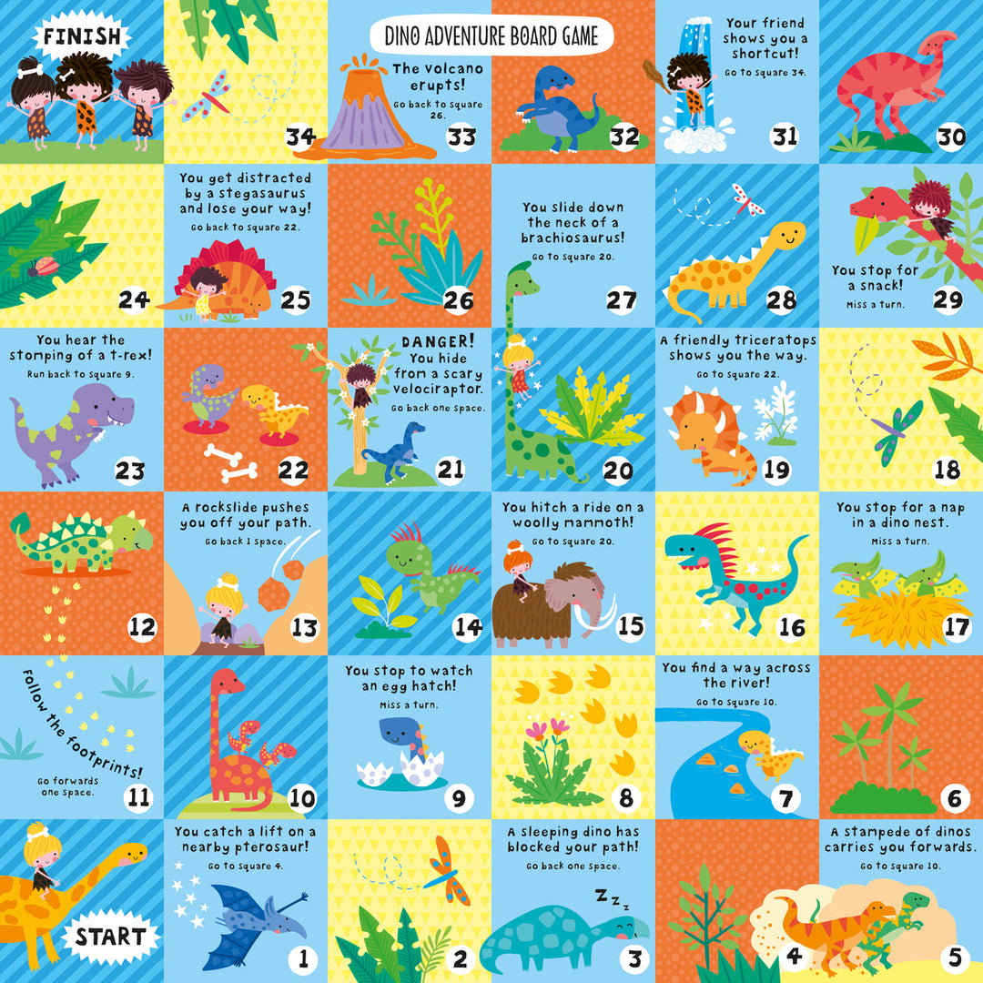 Dinosaur Board Game Set