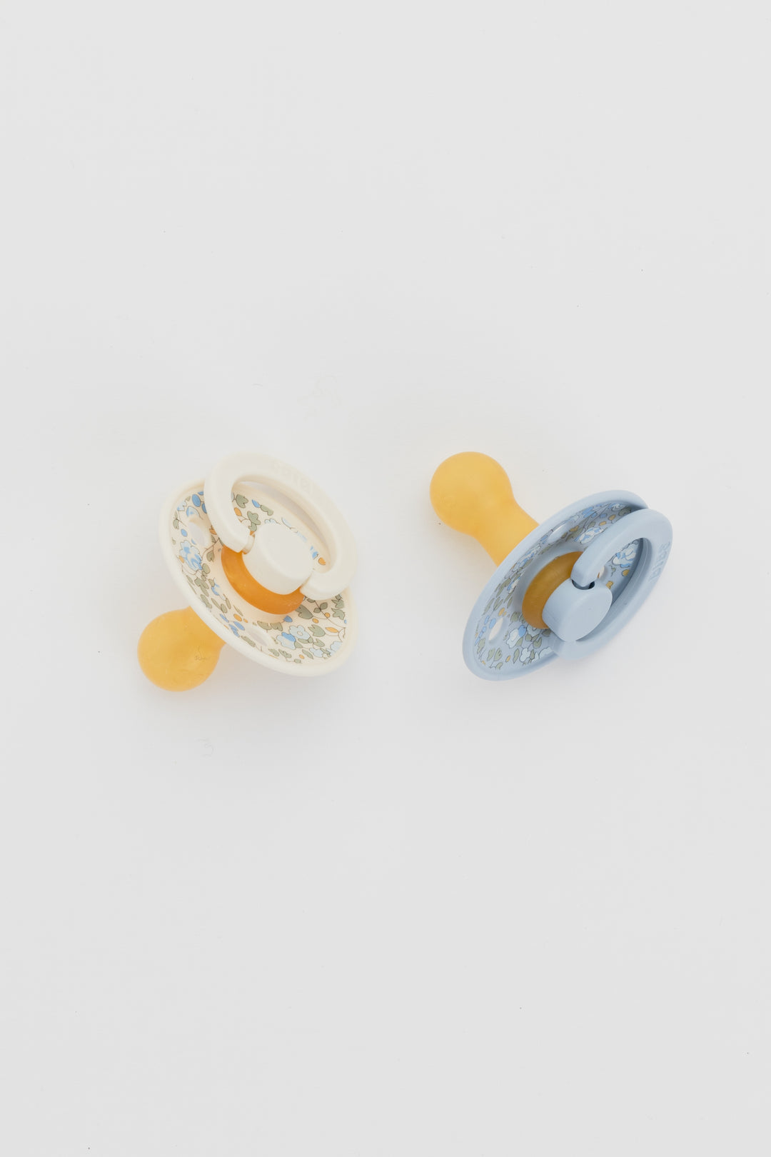 Bibs x Liberty - Colour Pacifier - Round Nipple - Eloise Sky Blue / Dusty Blue