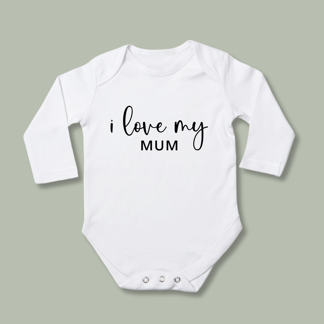 Mabel & Fox - Baby Grow - I love my Mum