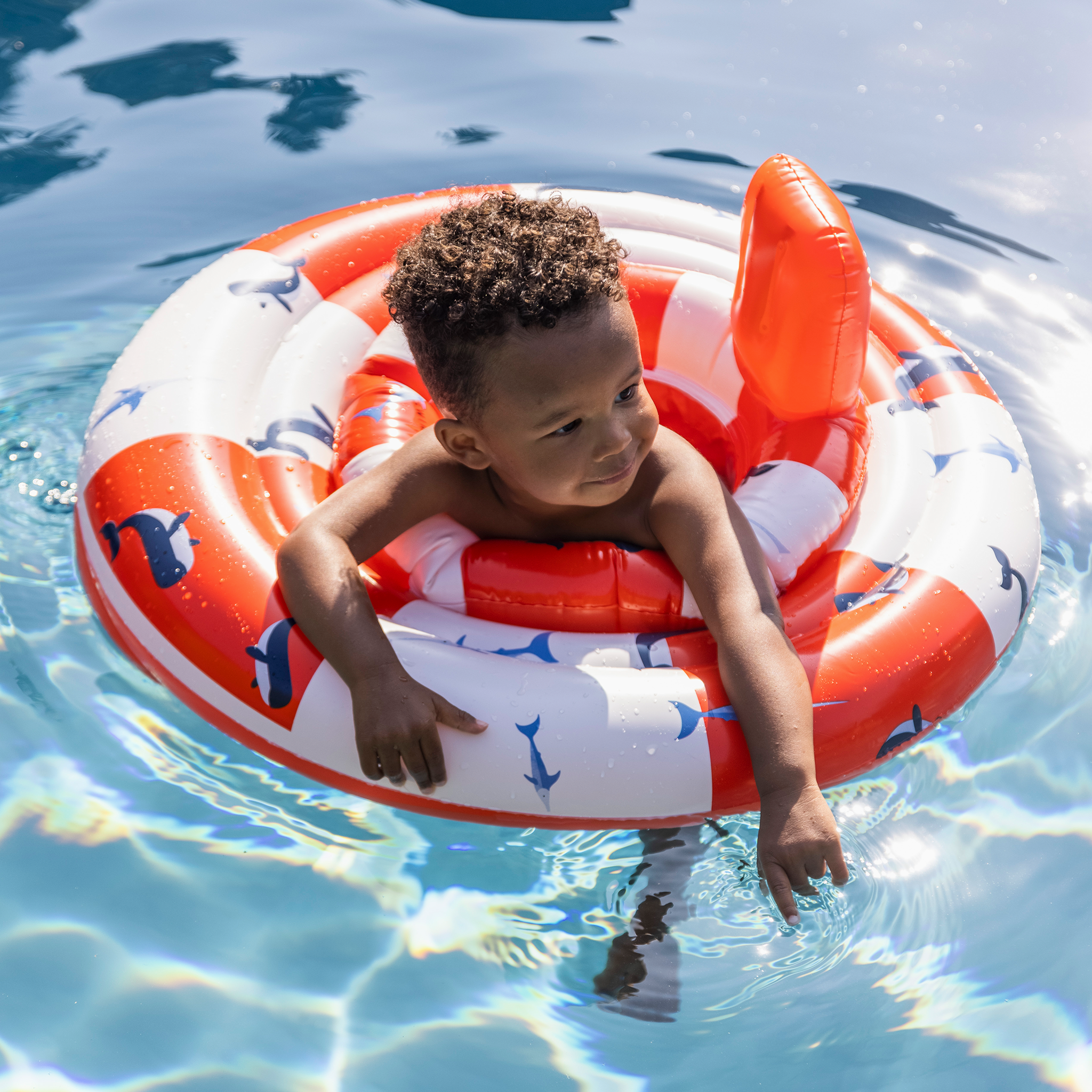 Mambobaby Baby Float Lying Swimming Rings Infant Waist Swim Ring Toddler  Swim Trainer Non-inflatable Buoy Pool Accessories Toys