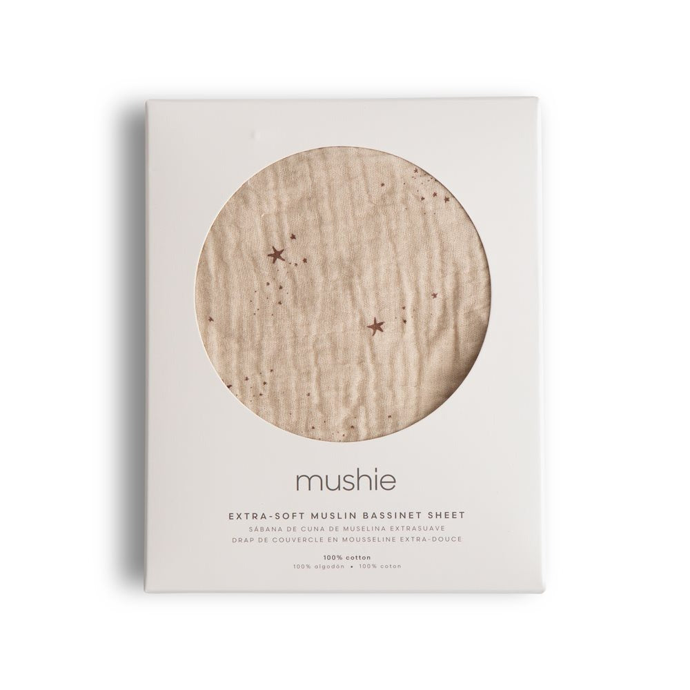 Mushie - Crib Sheet - Falling Stars