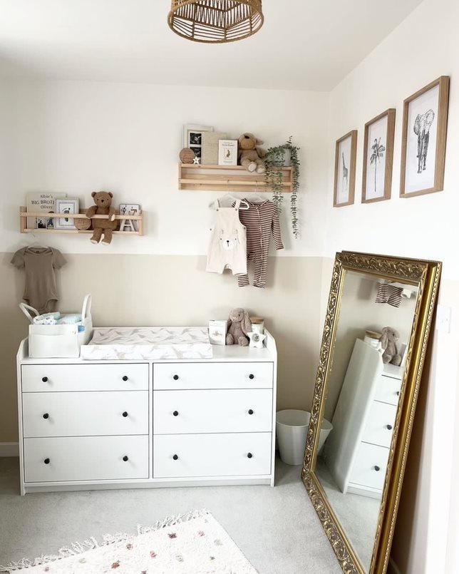 Changing Mat Drawers With Change Table On Top Baby Changer