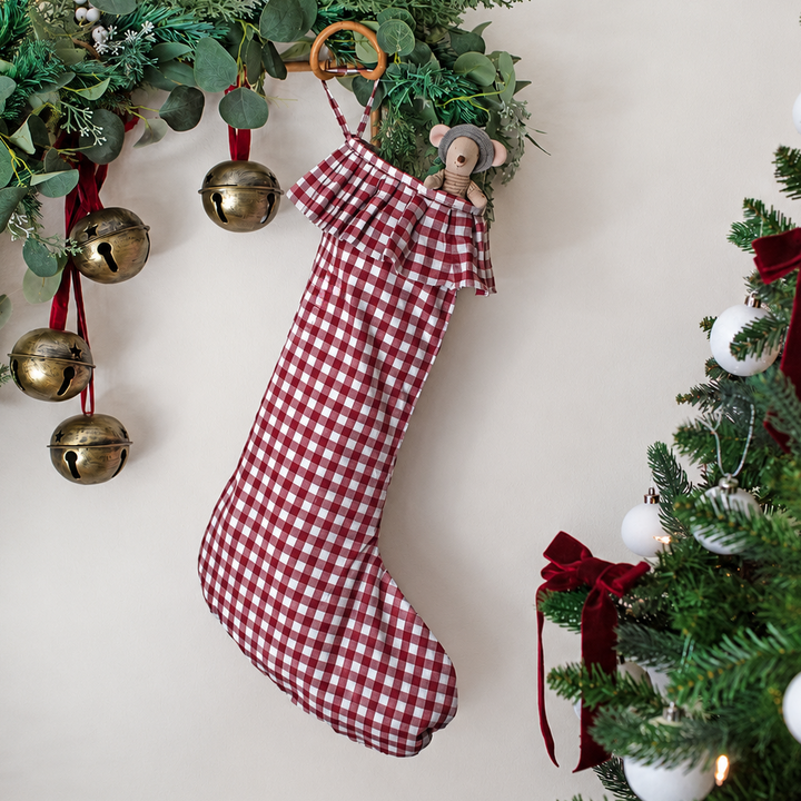 Mabel & Fox - Red Gingham Stocking