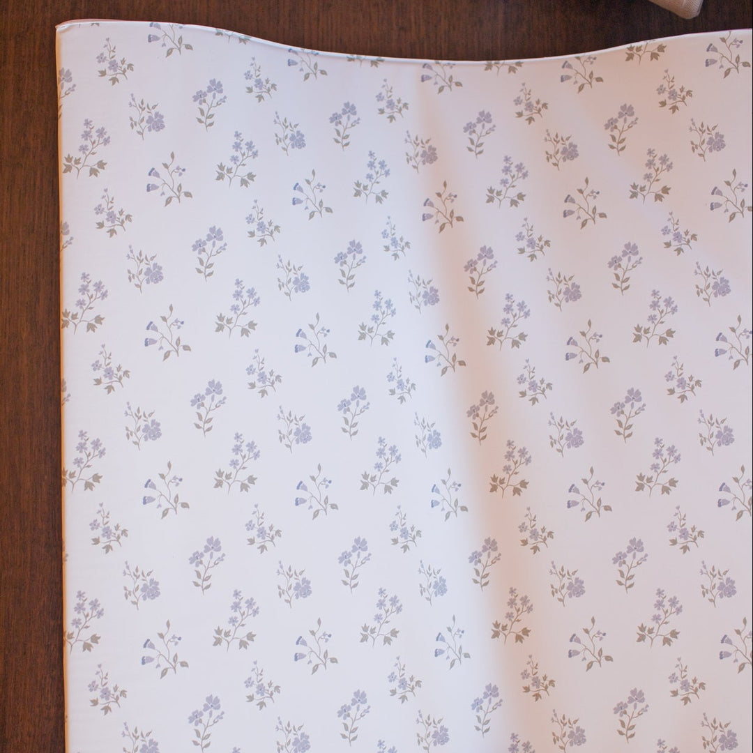 Wilby & Wonder - Wedge Baby Changing Mat - Blue Meadow