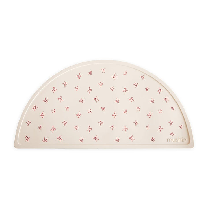 Mushie - Silicone Mat - Bows