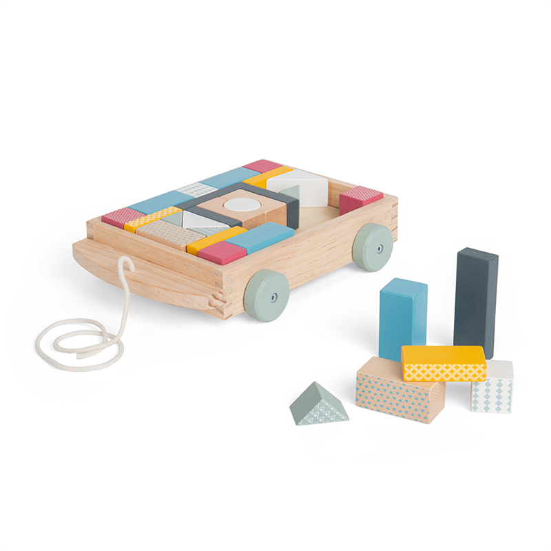 Bigjigs Toys - Building Blocks Cart