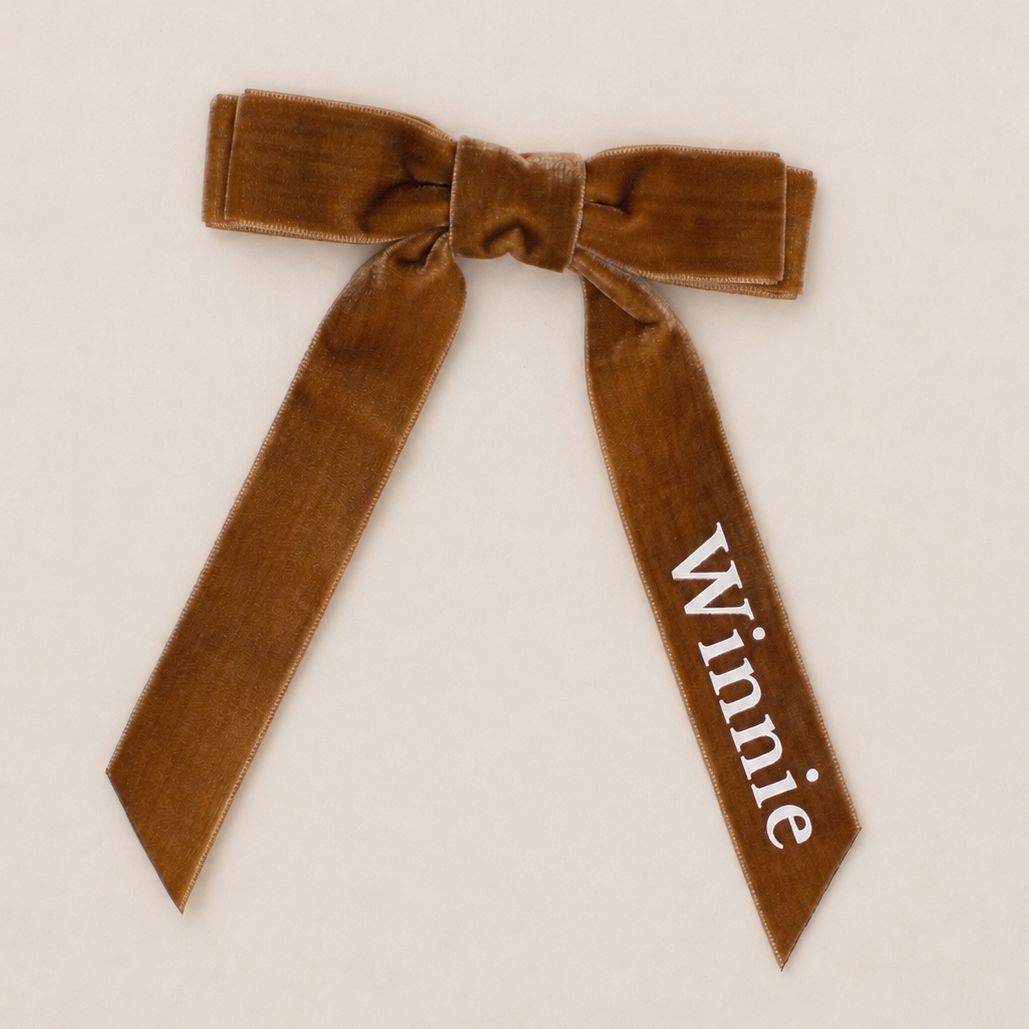 Mabel & Fox - Personalised Name Hair Bow Clip