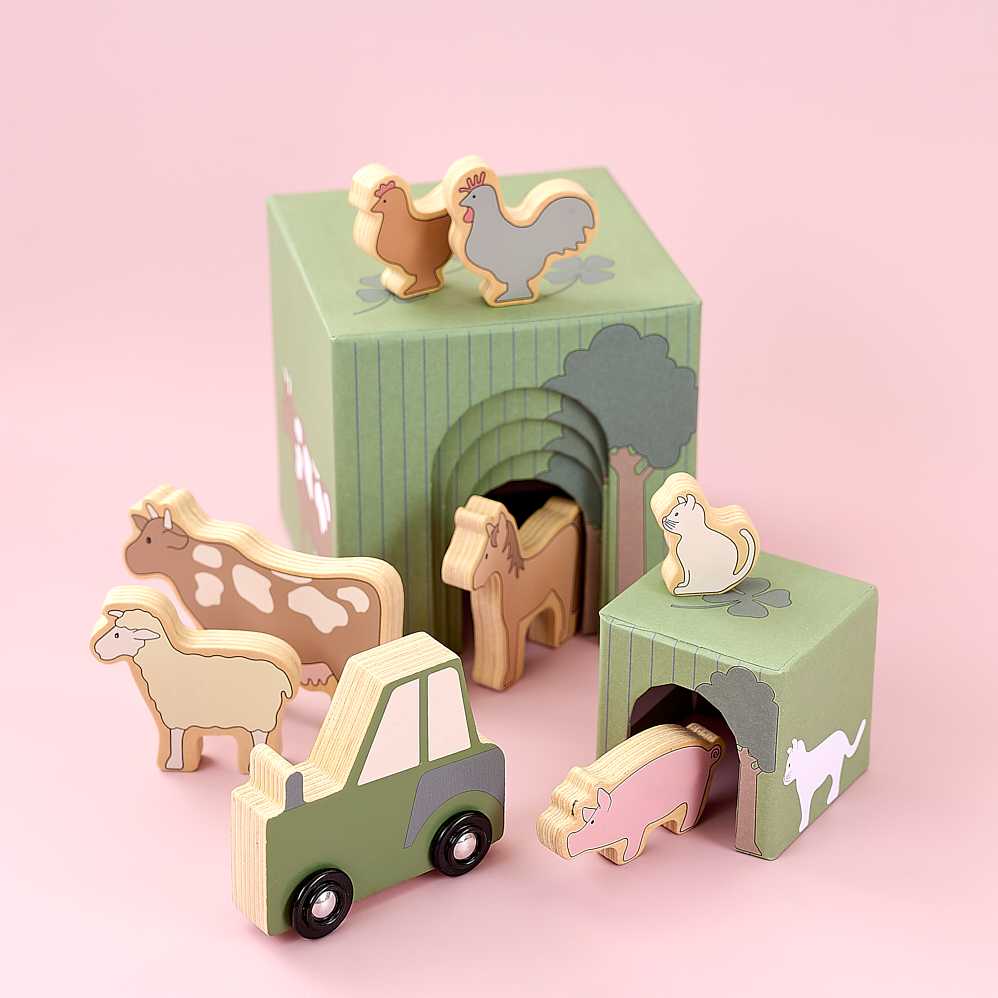 Jabadabado - Stacking Animals - Mabel & Fox