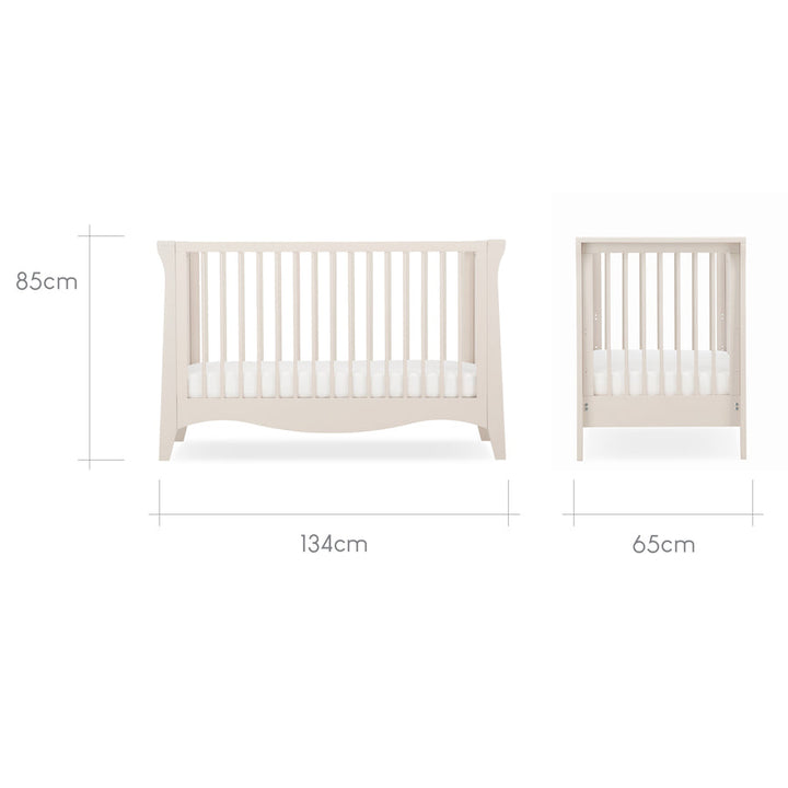 CuddleCo - Clara Mini Cot Bed - Cashmere - Mabel & Fox
