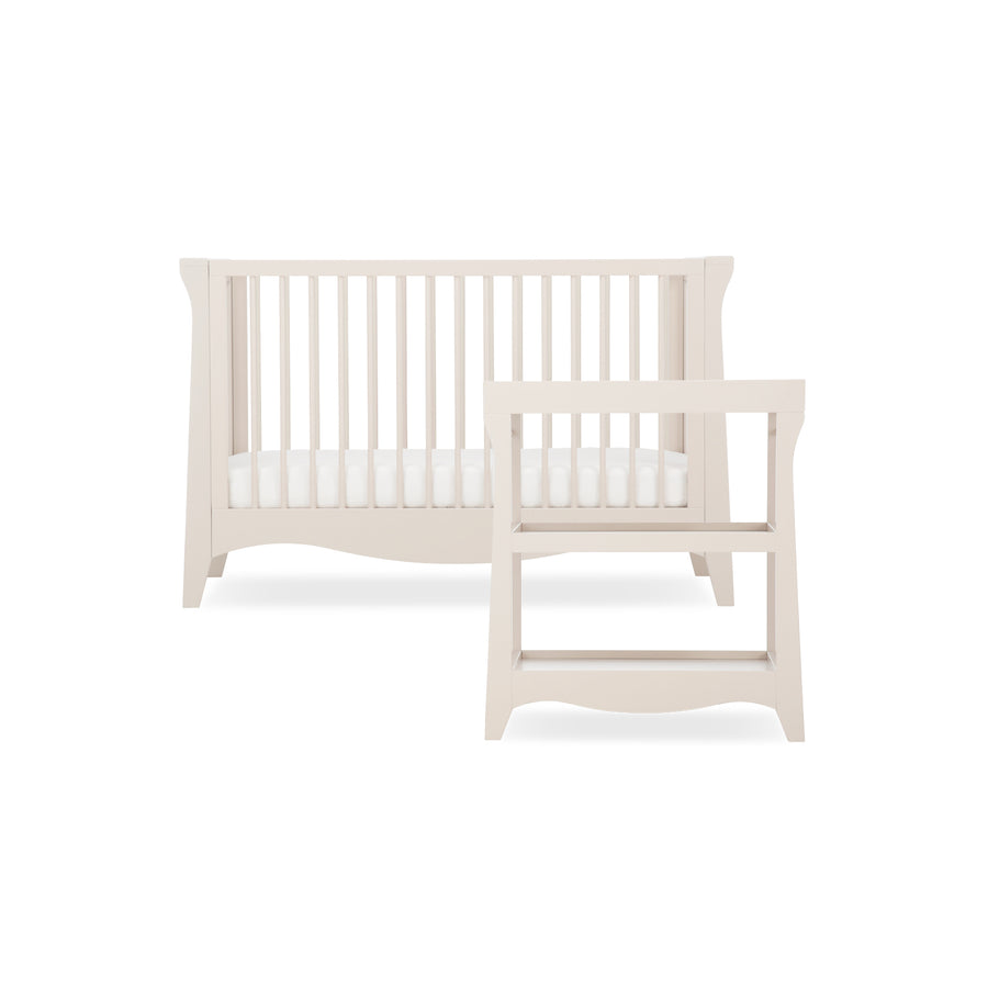 CuddleCo - Clara Mini 2 Piece Nursery Furniture Set - Cashmere - Mabel & Fox