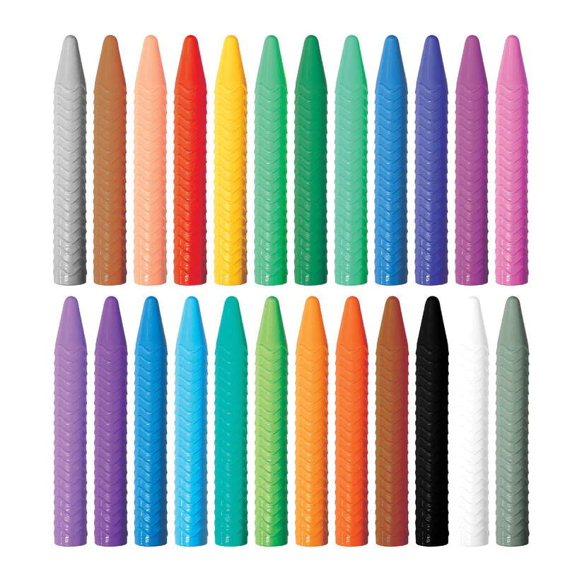 Haku Yoka - Spiral Crayons (24 Colours)