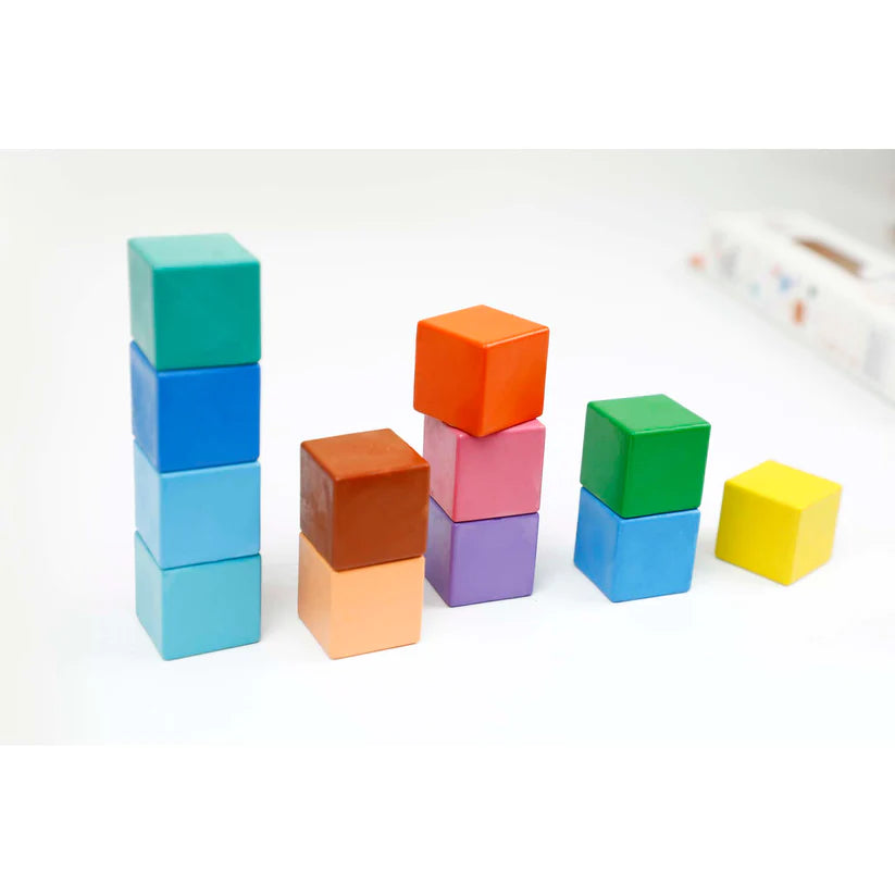 Haku Yoka - Cube Crayons - Rainbow (6 Colours)