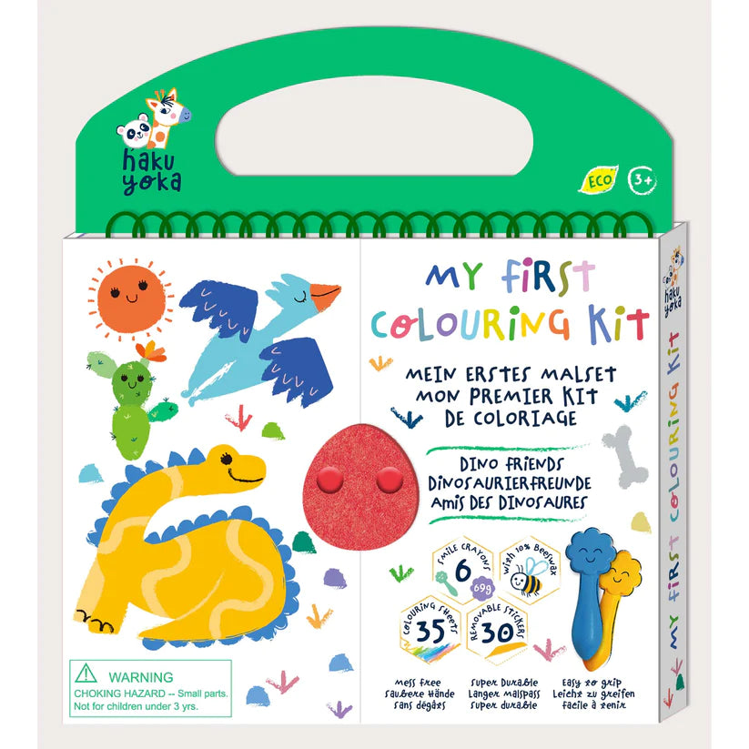 Haku Yoka - My First Colouring Kit - Dino Friends