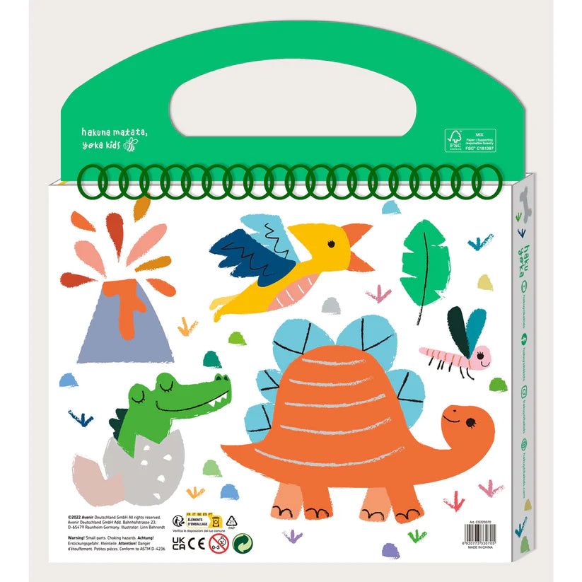 Haku Yoka - My First Colouring Kit - Dino Friends