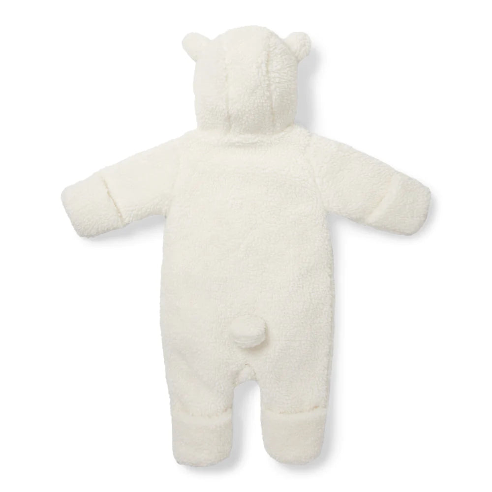 Little Dutch Teddy One Piece Suit Baby Bunny Off White