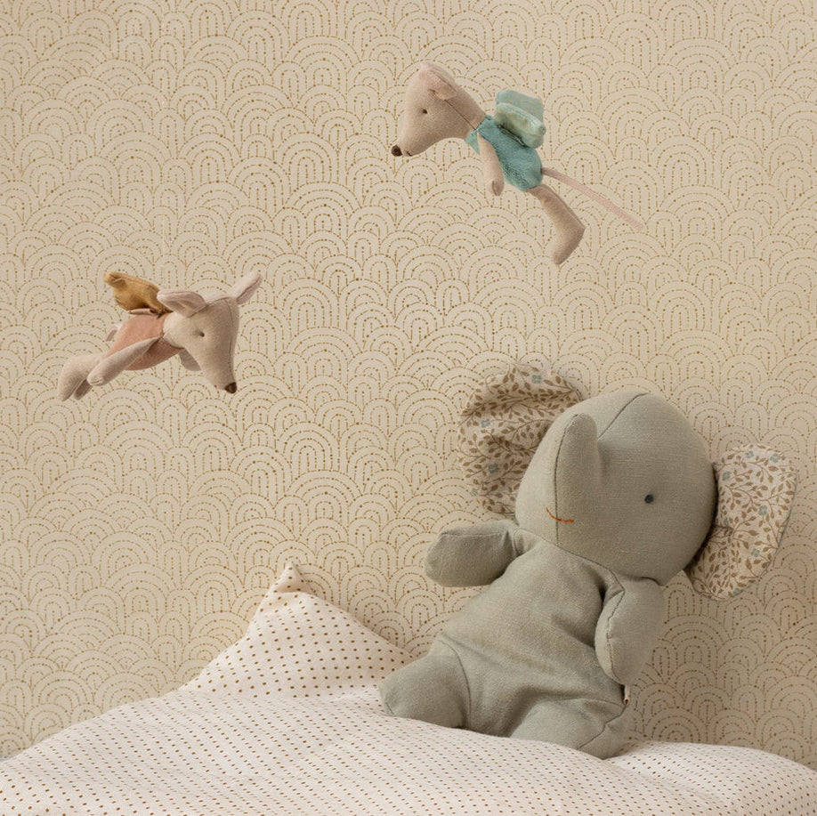 Maileg - Fairy Mouse, Little - Mint