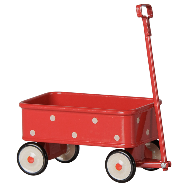 Maileg - Wagon, Mouse - Red