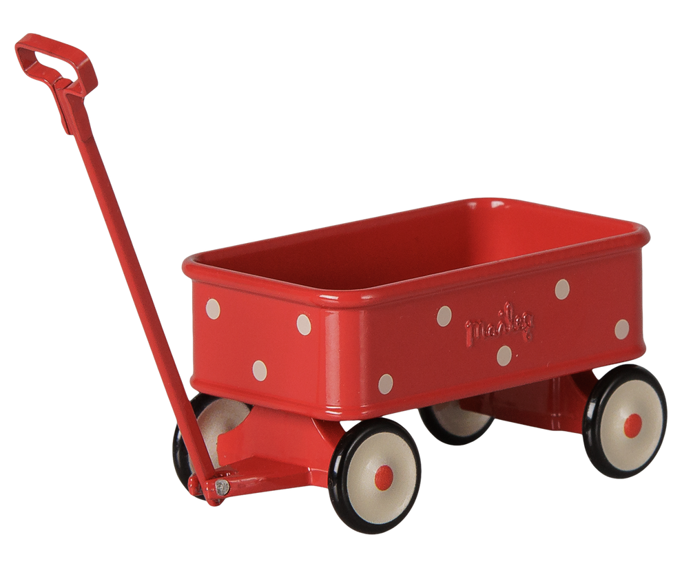 Maileg - Wagon, Mouse - Red