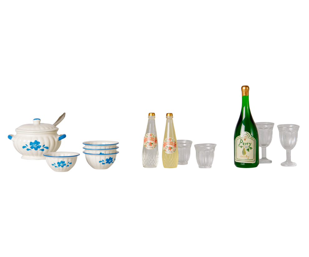 Maileg - Soup Set - Mouse