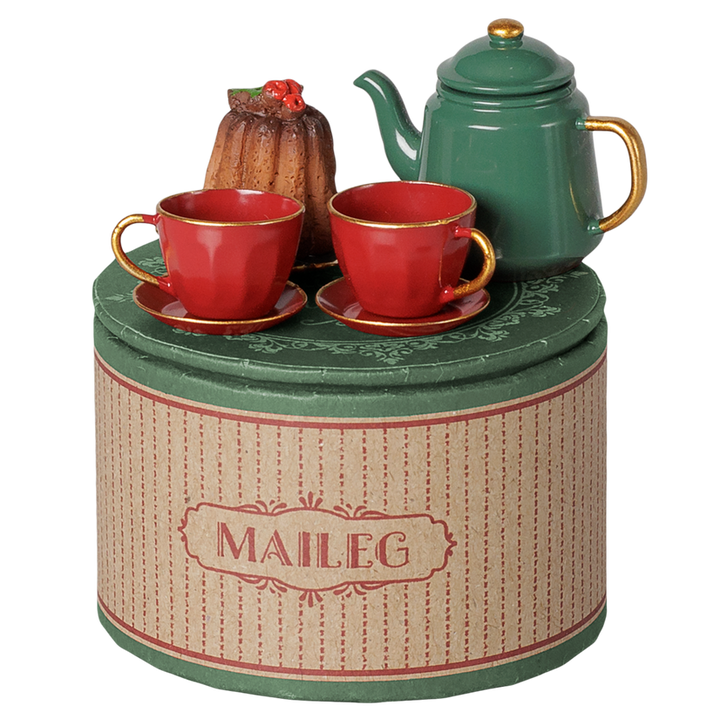 Maileg - Christmas Tea Party, Mouse - Red/Green