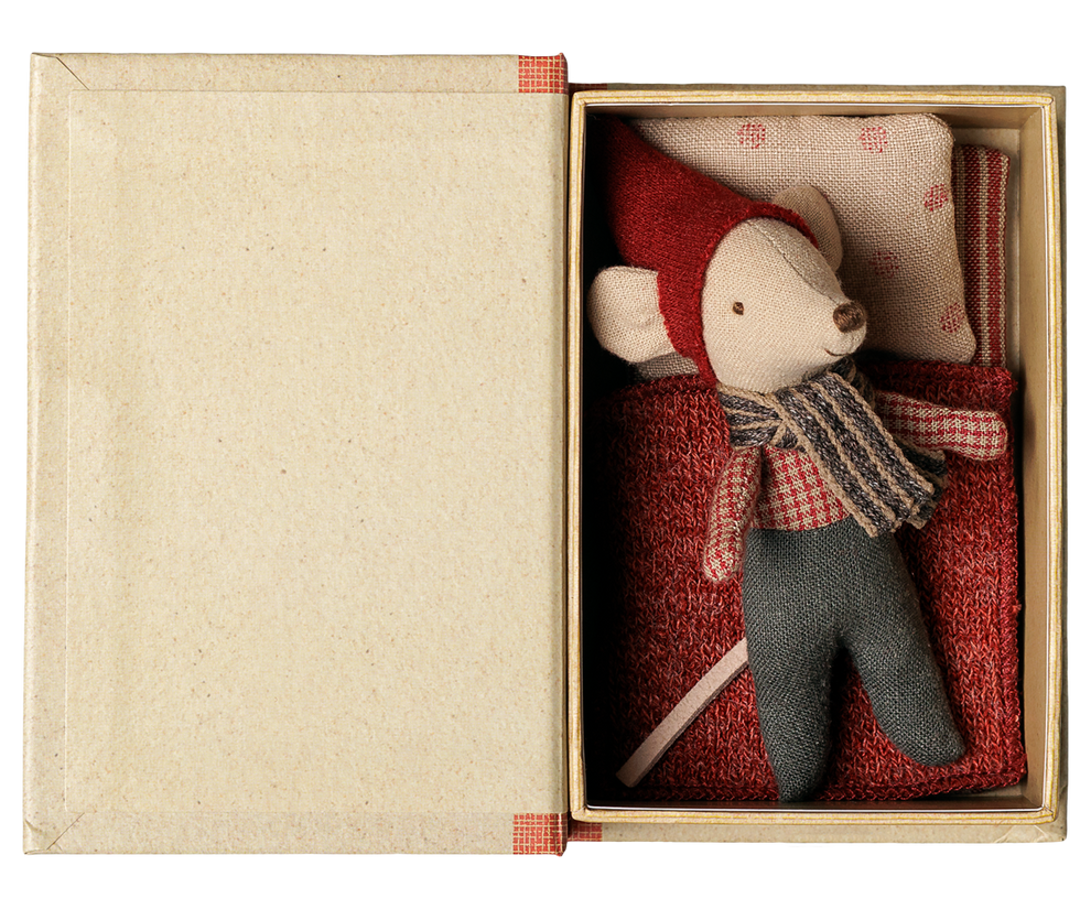 Maileg - Christmas Mouse, Baby in Book