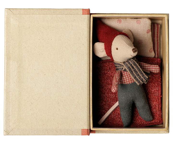 Maileg - Christmas Mouse, Baby in Book