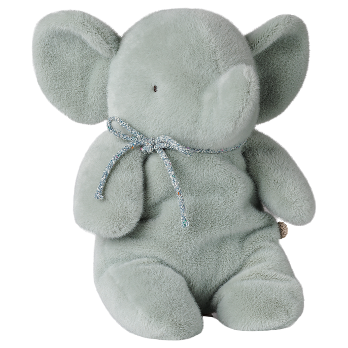 Maileg - Elephant Plush, Medium - Soft Mint