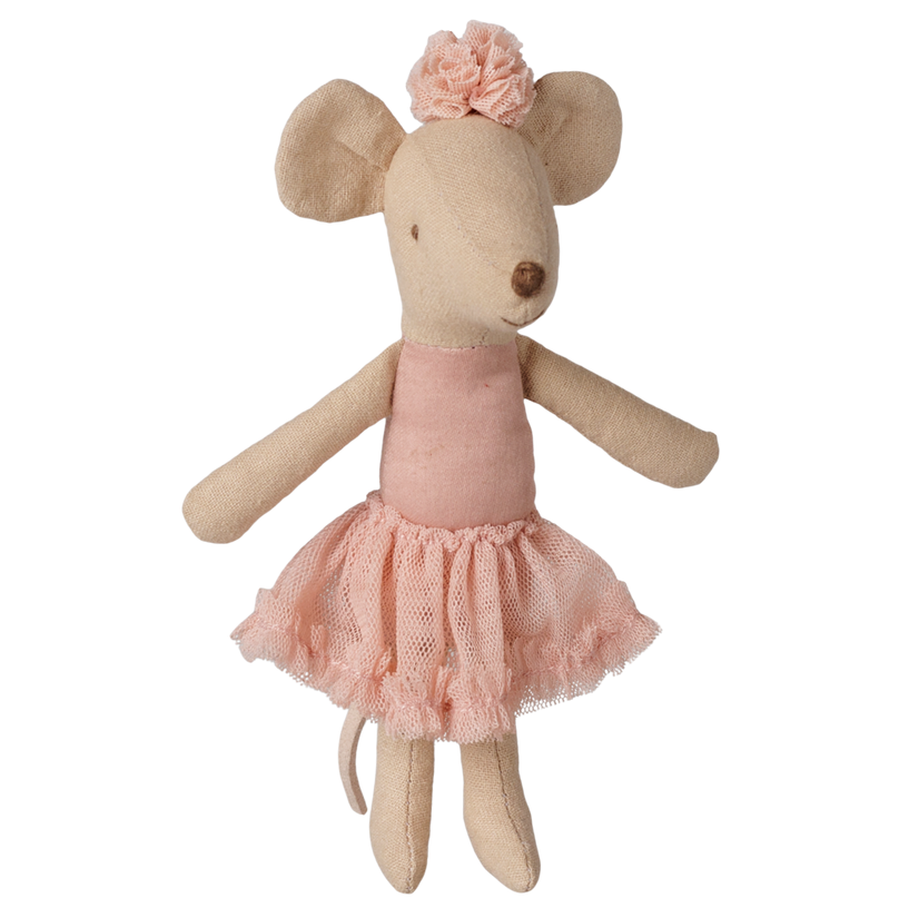 Maileg - Ballerina Mouse, Big Sister - Light Heather