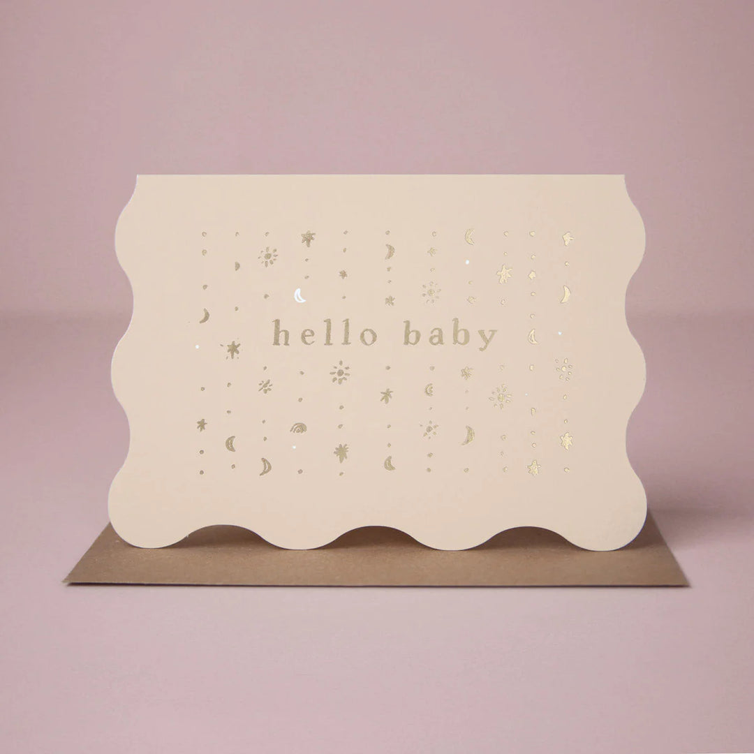 Sister Paper Co. - Greeting Card - Hello Baby - Mabel & Fox