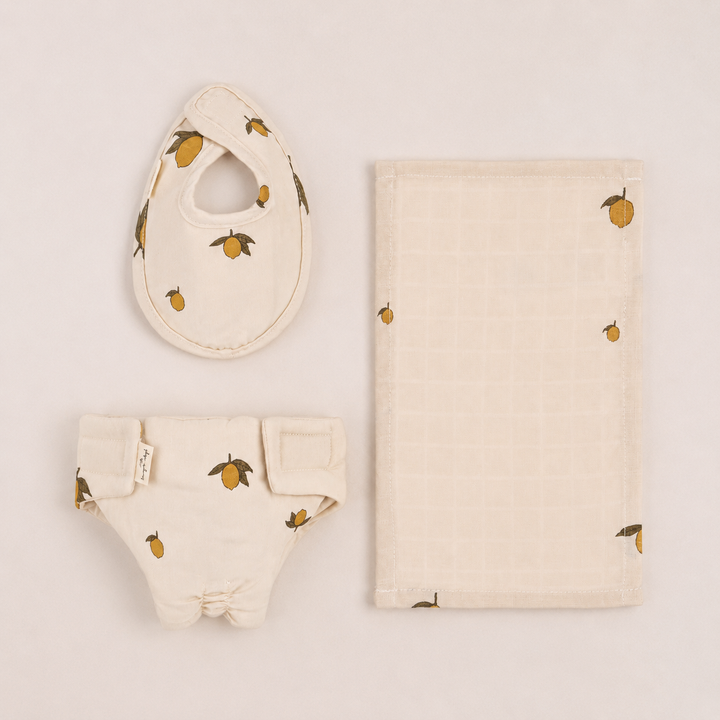 Konges Slojd - Doll Nursery Set - Lemon