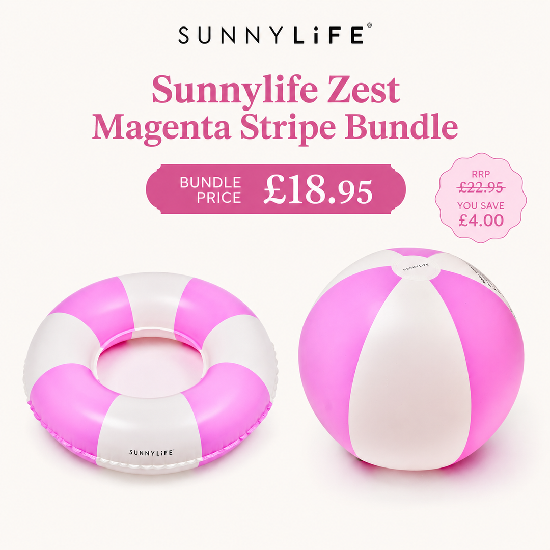 Sunnylife Zest Magenta Stripe Bundle - Mabel & Fox
