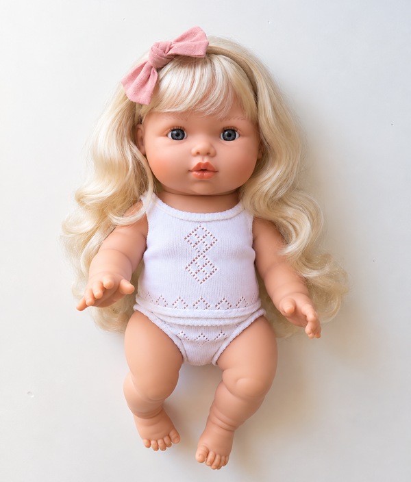 Mini Colettos - Sage - Light Blonde Hair with Blue Eyes