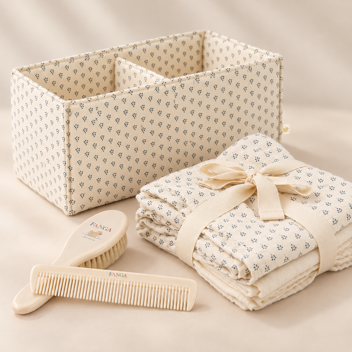 Konges Sløjd - Fanga Fontana-  New Baby Bundle - Plunto Blu