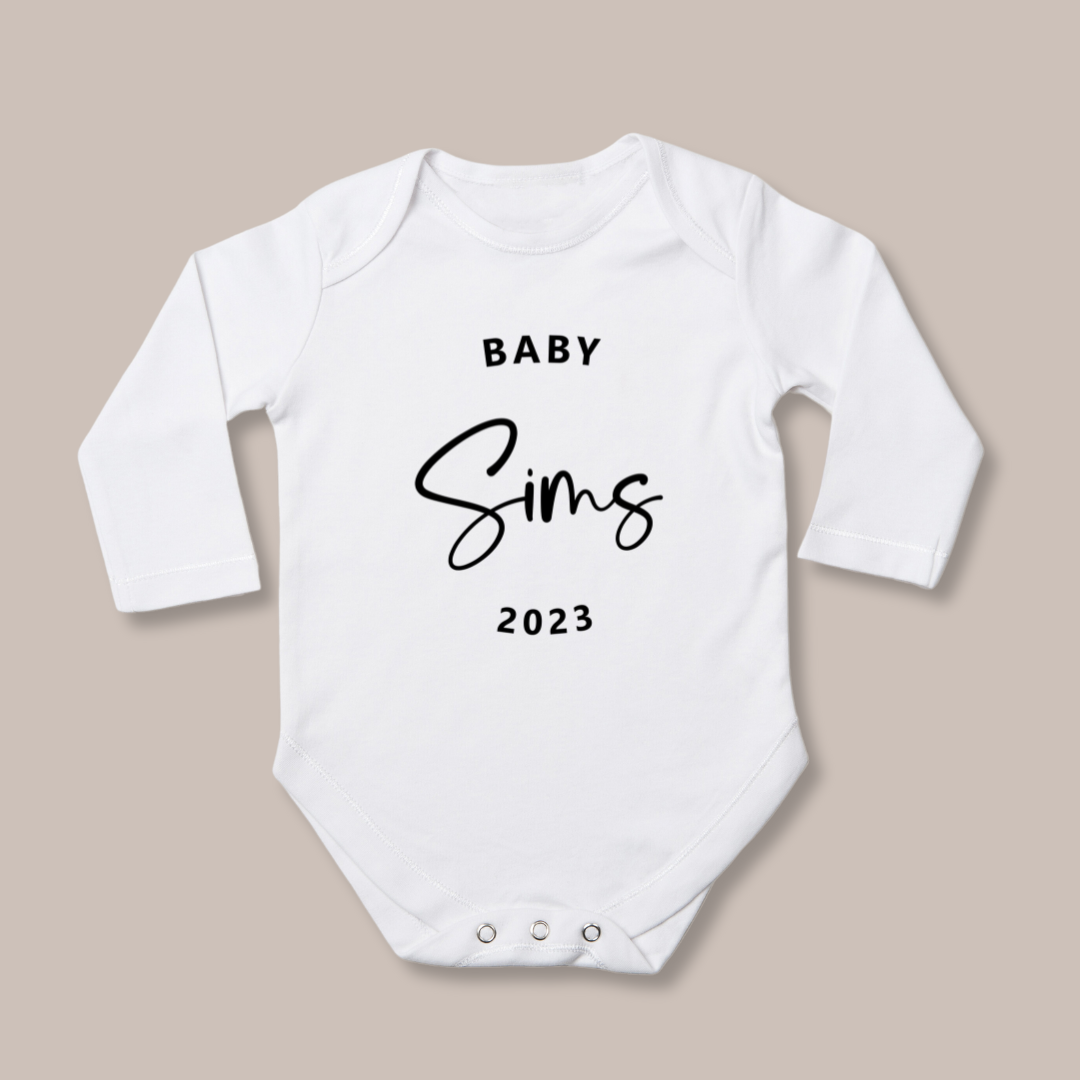 Mabel & Fox - Personalised Baby Grow