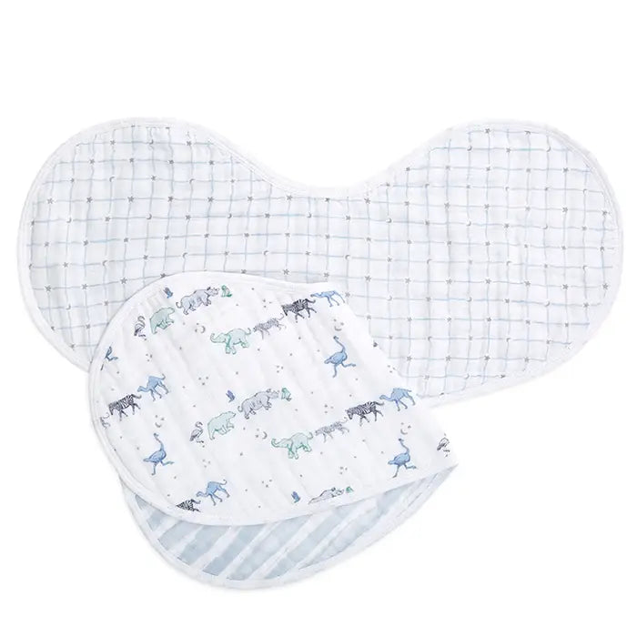 Aden + Anais - Cotton Muslin Burpy Bibs - Rising Star (2 Pack)