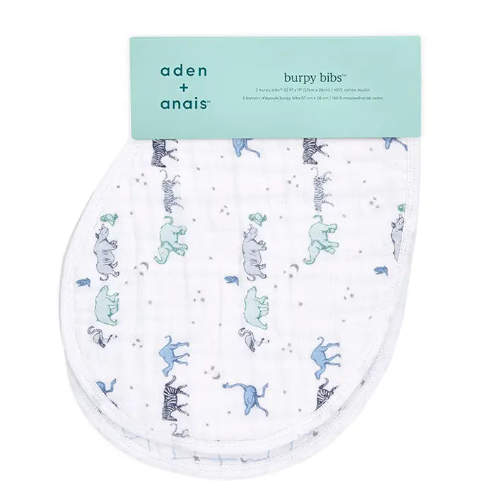 Aden + Anais - Cotton Muslin Burpy Bibs - Rising Star (2 Pack)